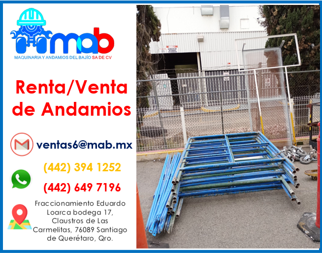 venta y renta de andamios